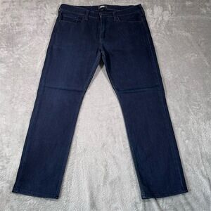 Paige Jeans Men's 35 (Measures 36x28) Federal Blue Dark Wash Straight Denim‎
